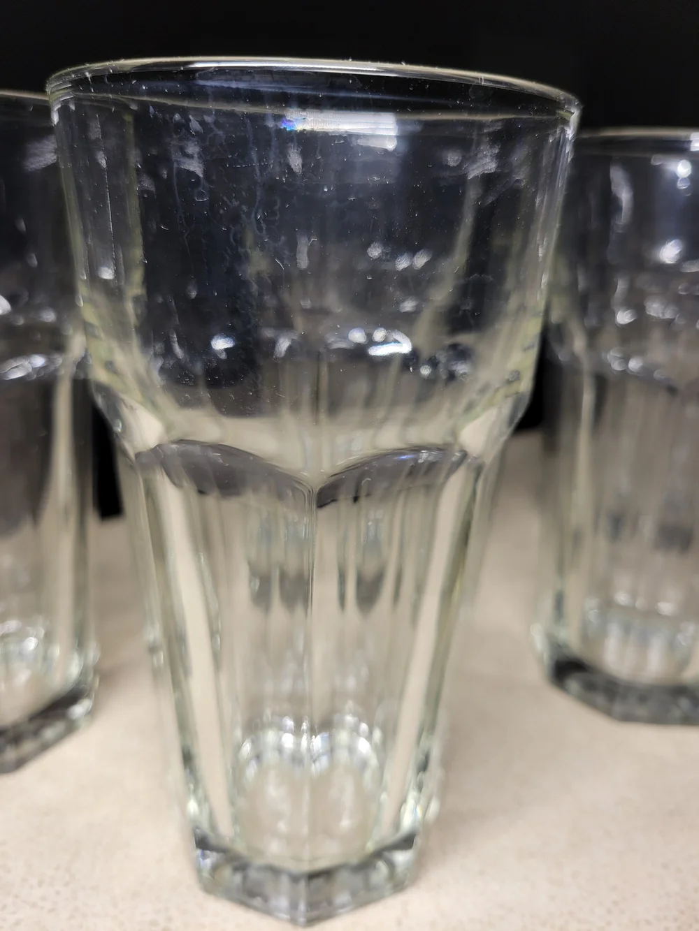 Set of 5 Libbey Gibraltar Clear Glass Tumblers